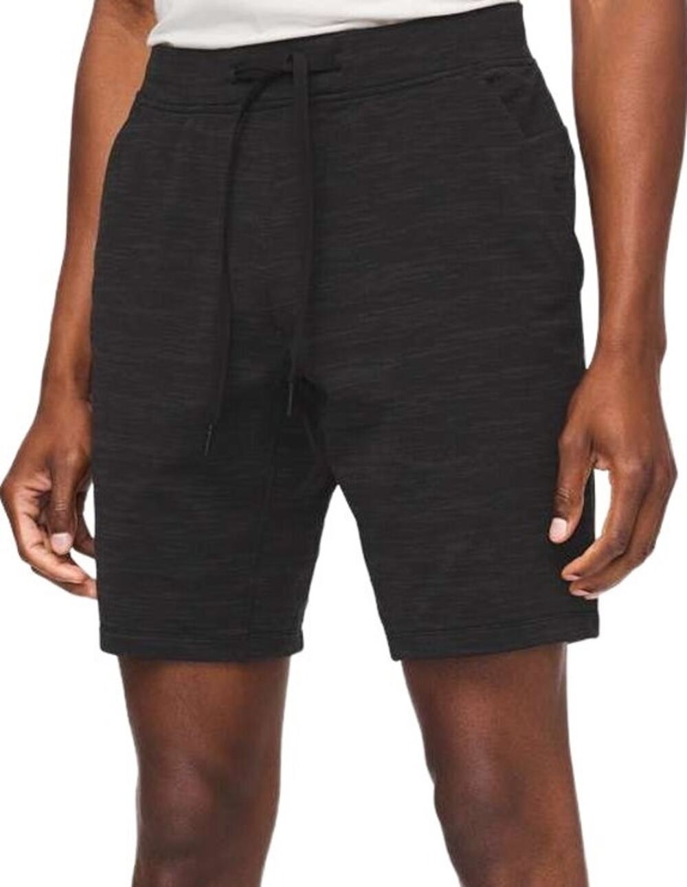 Lululemon City Sweat Short 9" Drawstring Mid Rise Jacq Casual Obsidian Black S